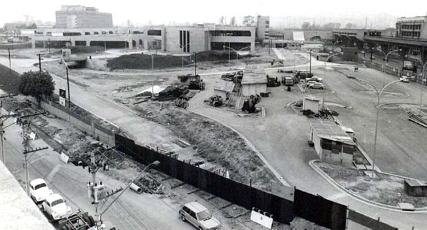 Rodoviária do Tietê na época de sua construção