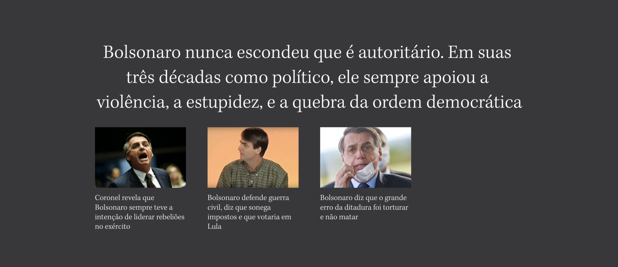 Site Com Nome E Acusações Contra Bolsonaro Sai Do Ar Veja Fotos