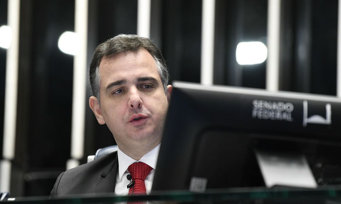 O presidente do Senado, Rodrigo Pacheco