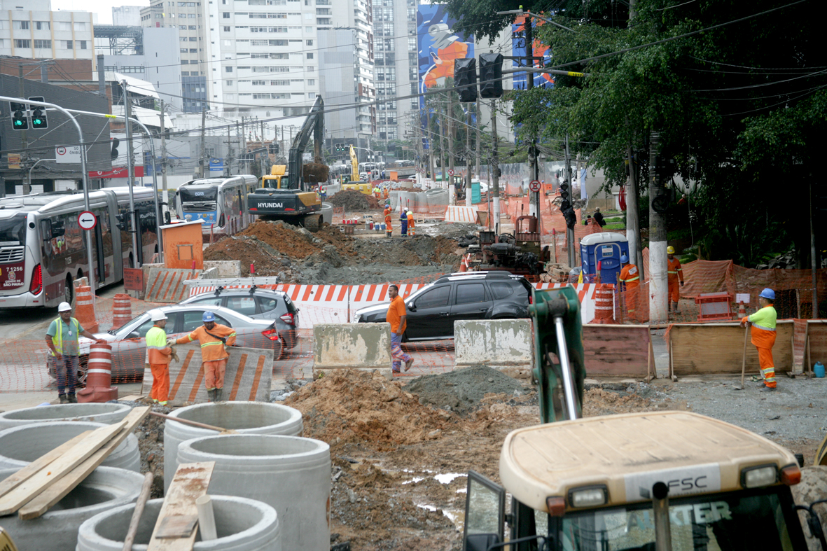 Obras Avenida Santo Amaro 