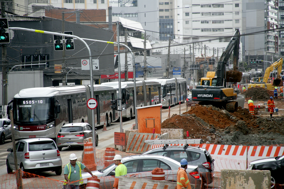 Obras Avenida Santo Amaro 