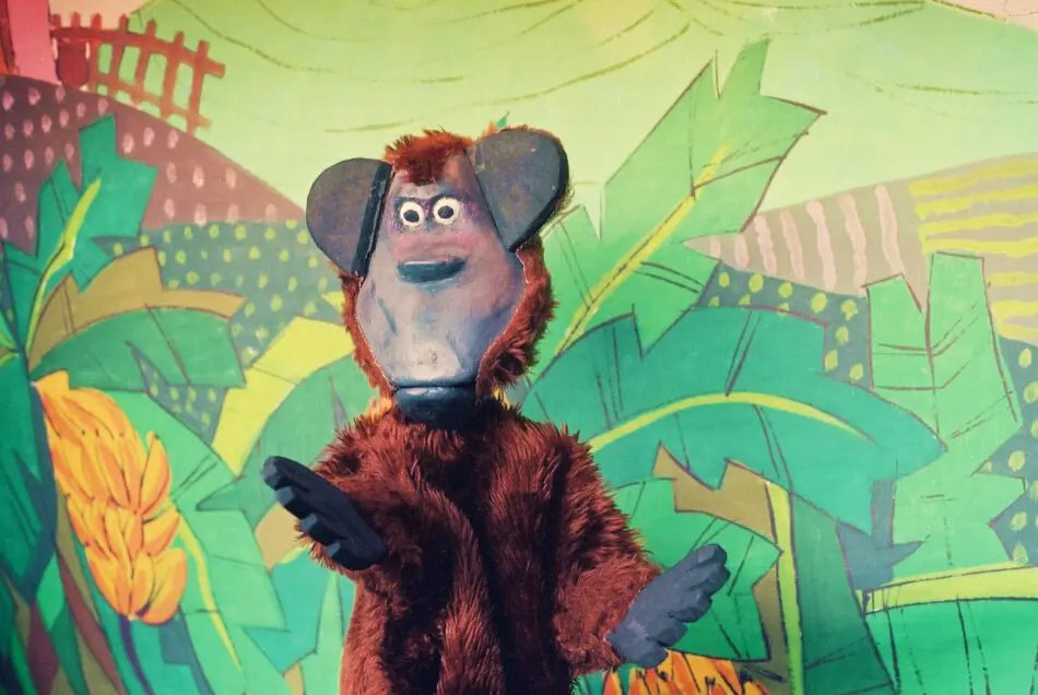 Parte do espetáculo macaco Simão
