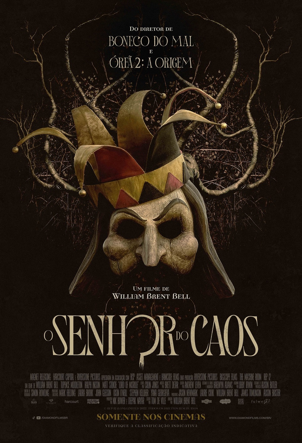 Poster do longa 'O Senhor do Caos'