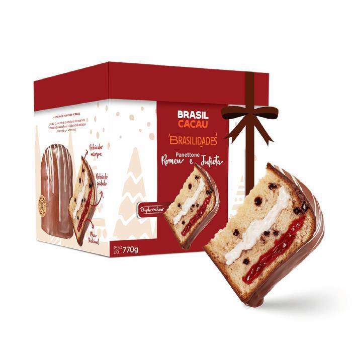 Panettone Brasil Cacau Brasilidades Romeu e Julieta