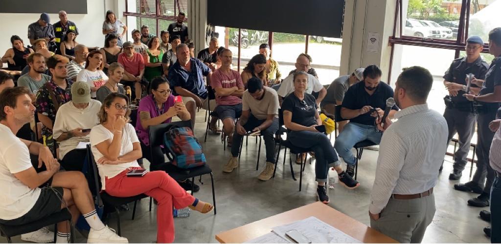 Encontro do subprefeito Leonardo Casal Santos com os organizadores dos blocos de Carnaval