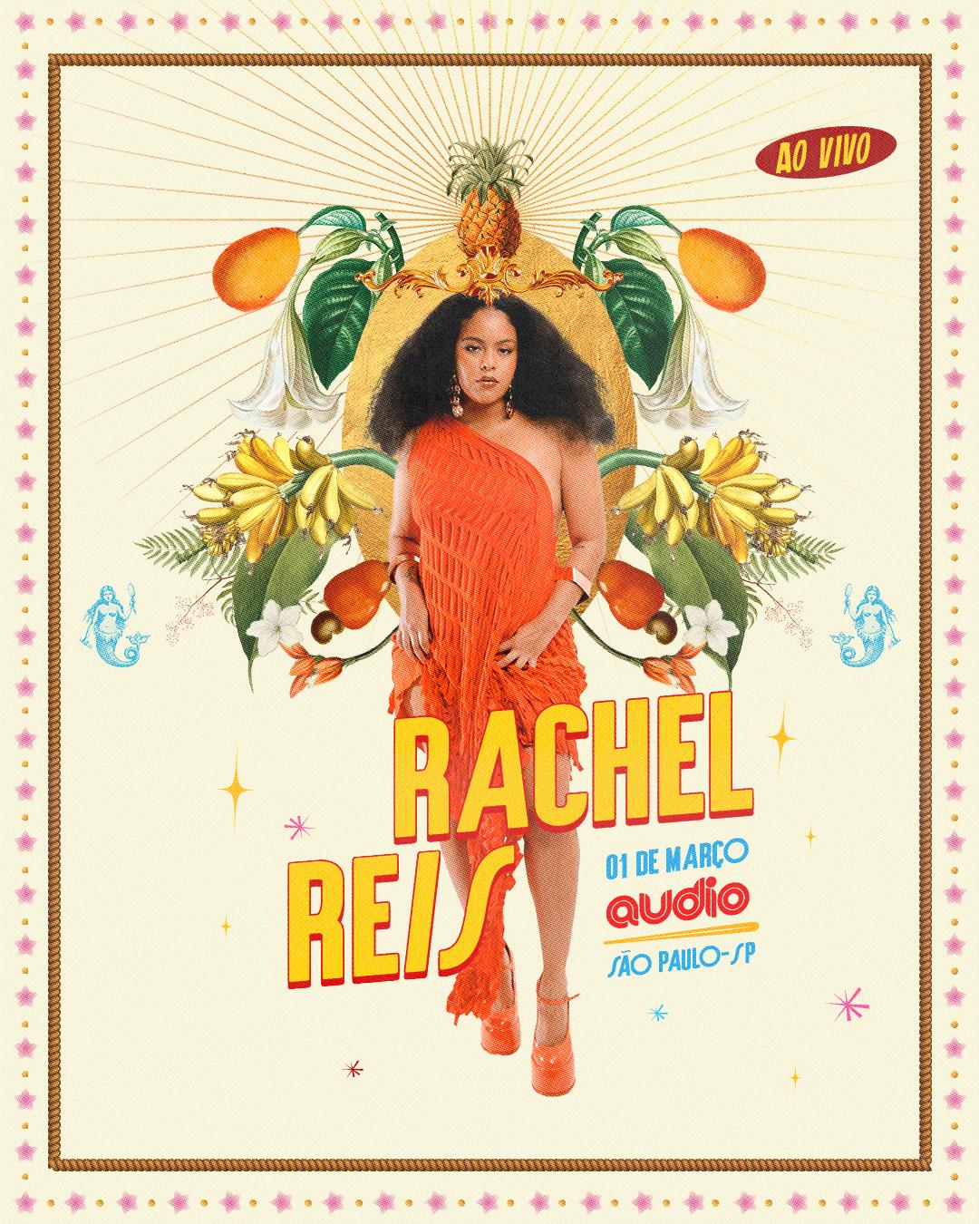 Rachel Reis faz show na Audio