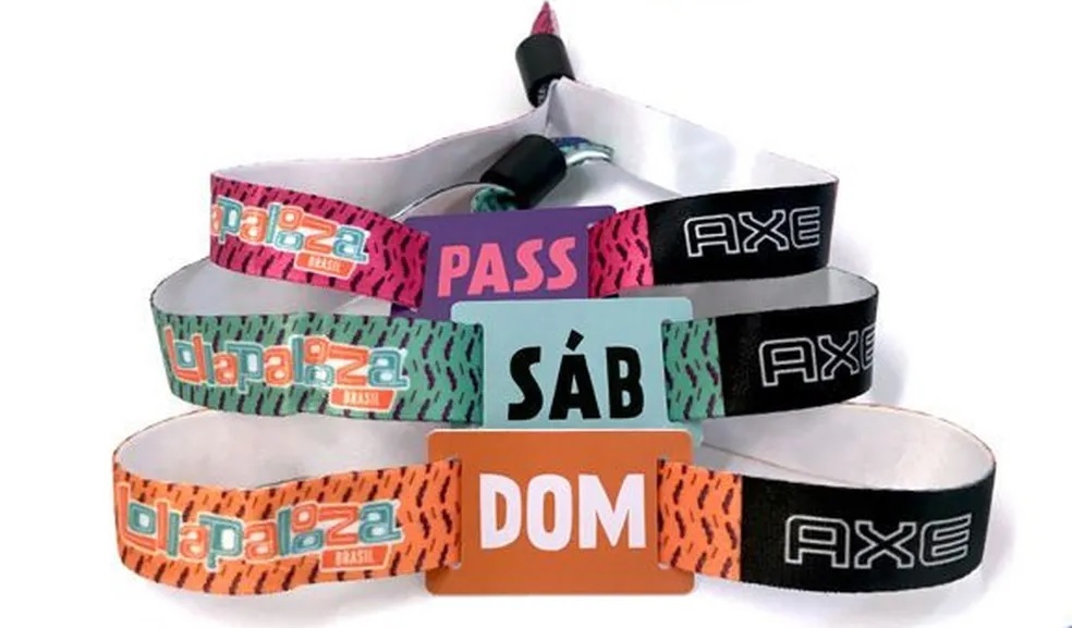 pulseira ingresso do lollapalooza