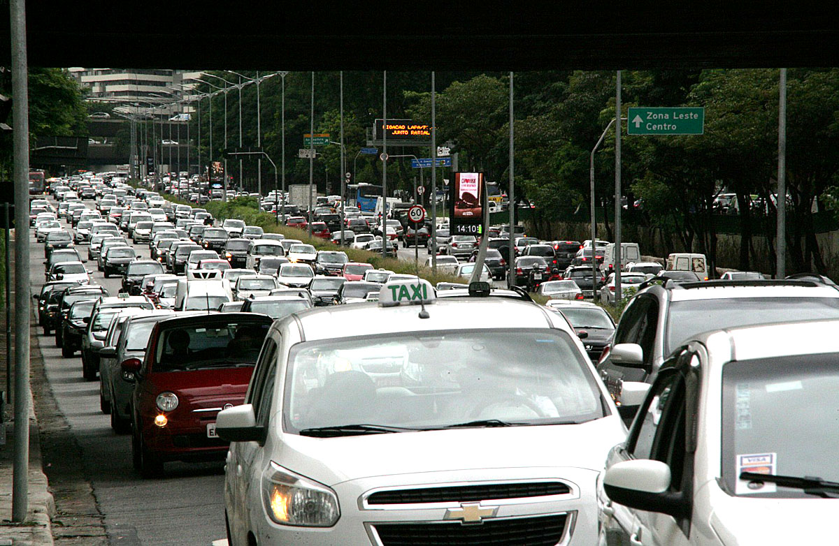 Aumento de frota em São Paulo