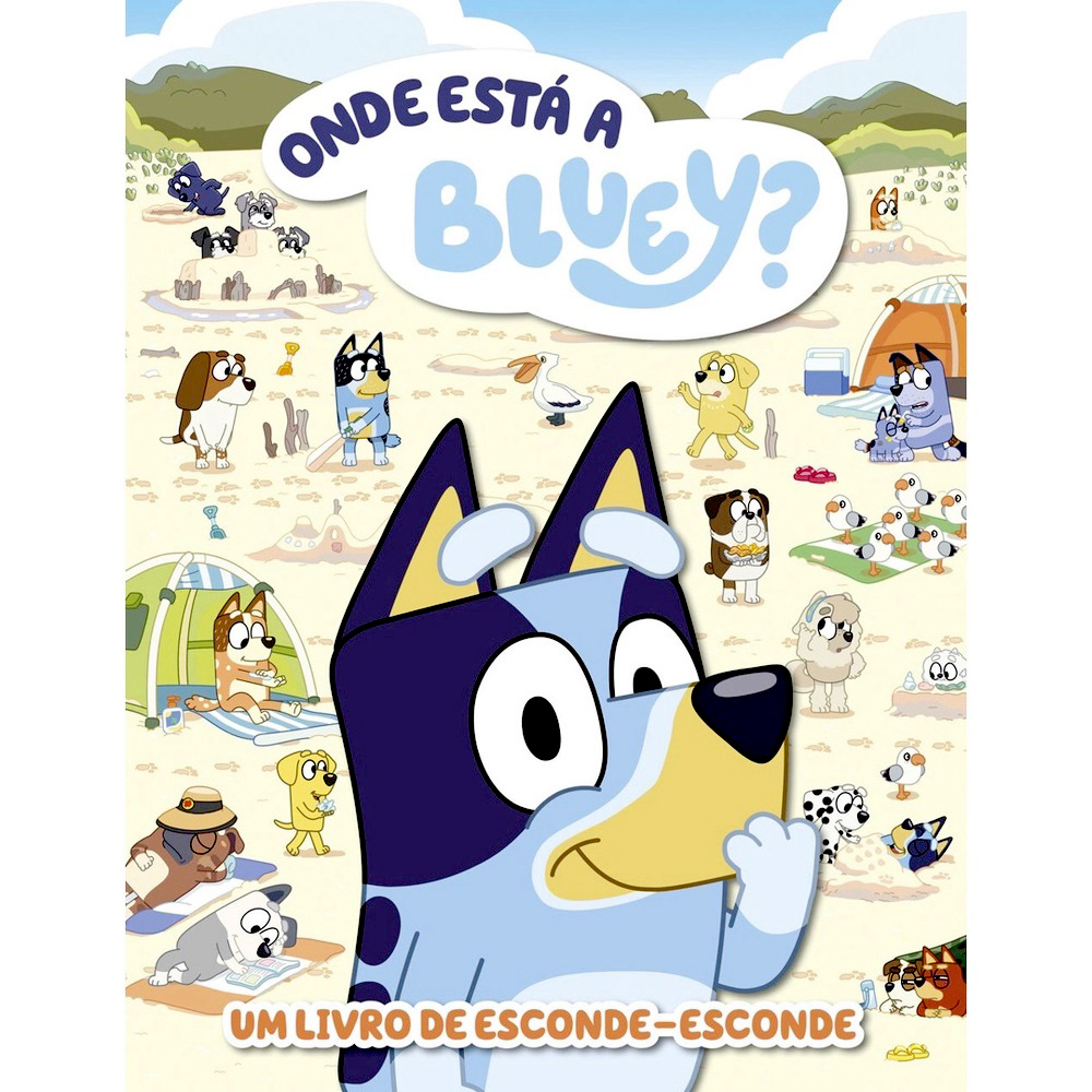 Onde Está a Bluey? Um Livro de Esconde Esconde