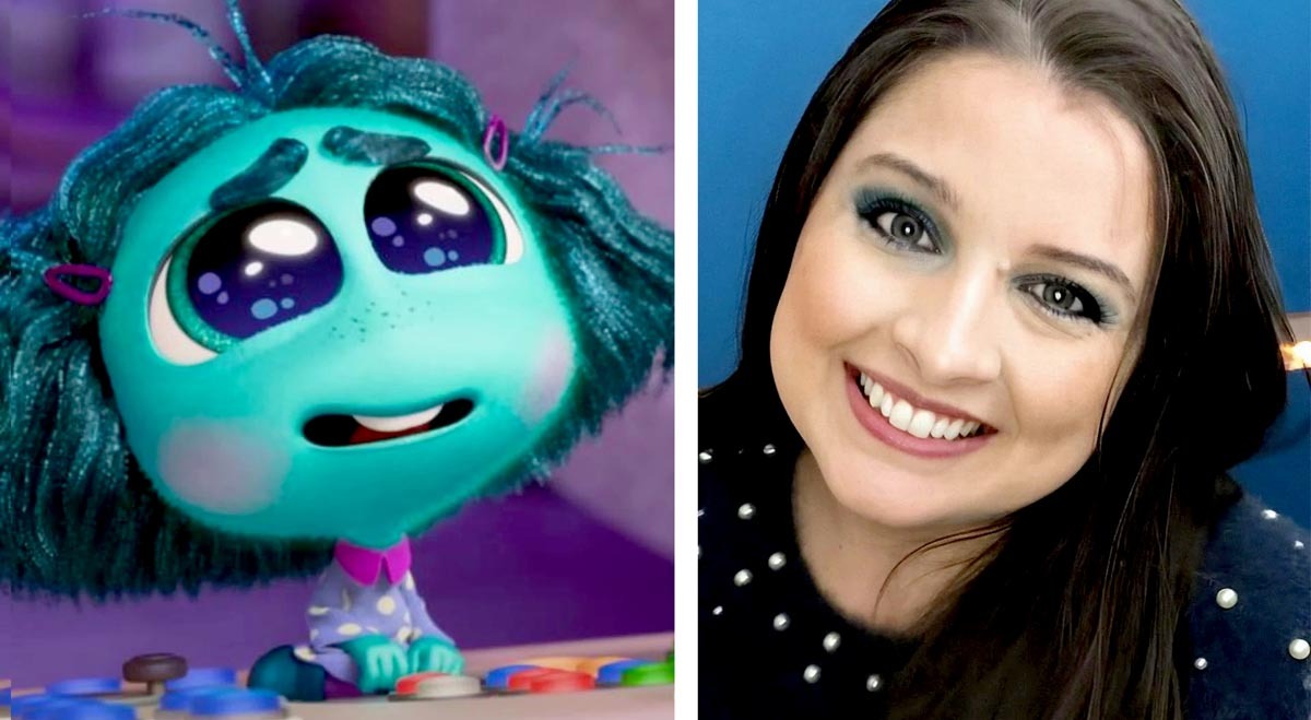 Gaby Milani dubla Inveja Pixar Animation Studios  Walt Disney Animation Studios  Arquivo Pessoal