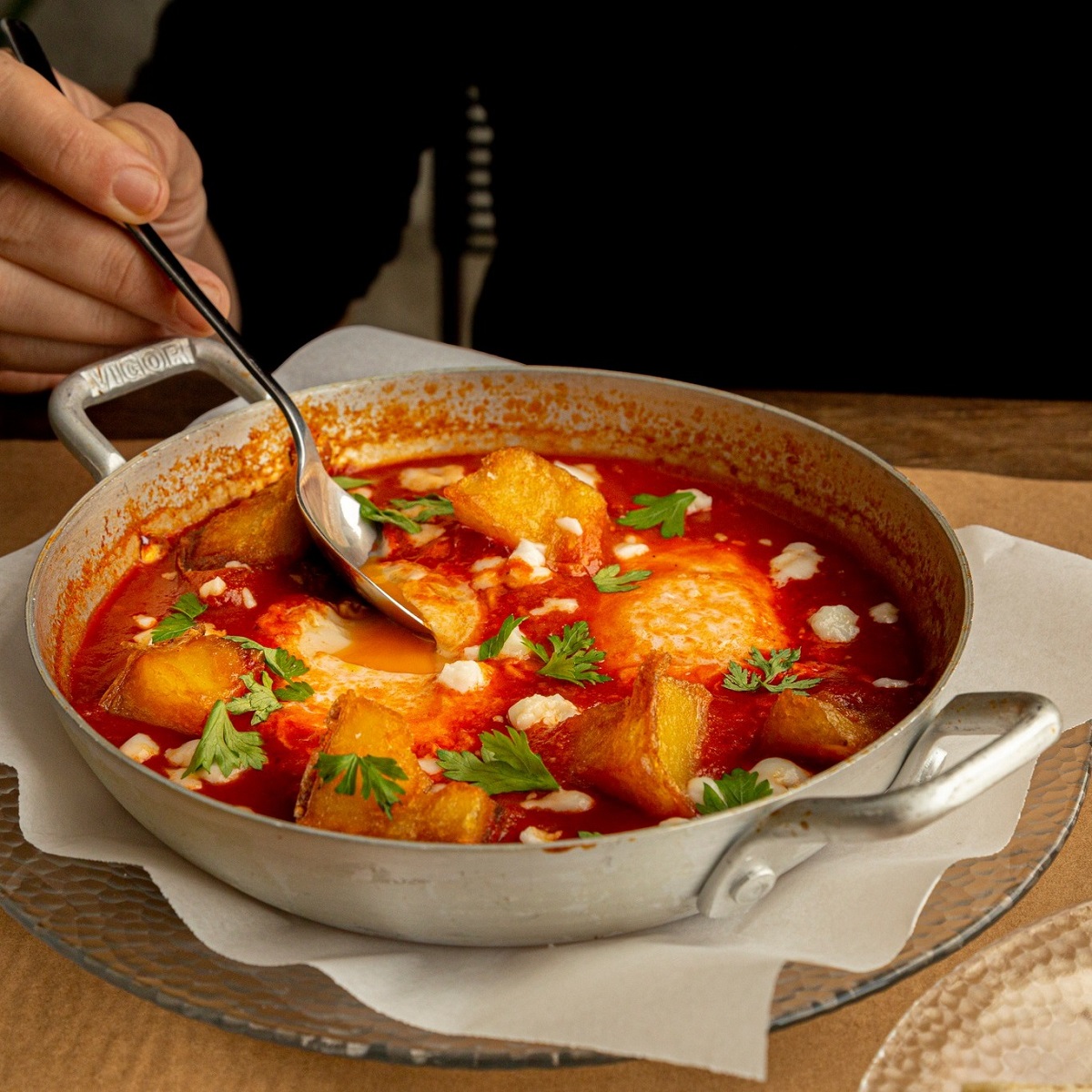 Restaurante Shakshuka na rua Piracuama, número 19, em Perdizes