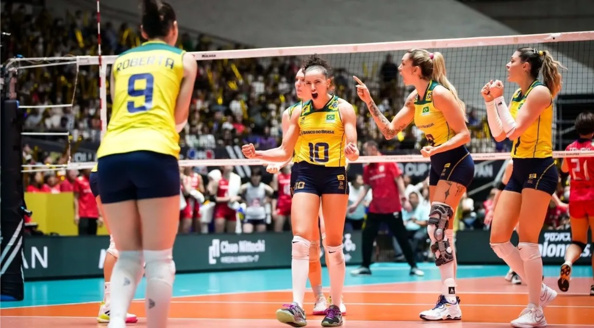 Seleção Brasileira Feminina de Vôlei confirma vaga em Paris 2024 