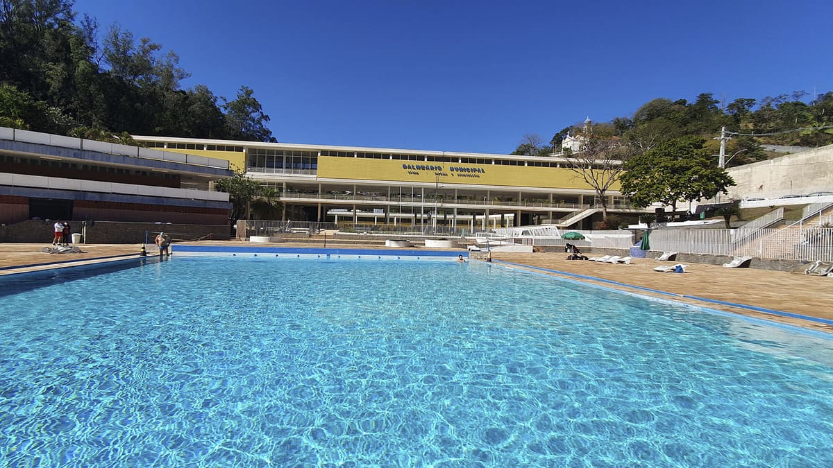 Balneario Municipal em Águas de Lindoia