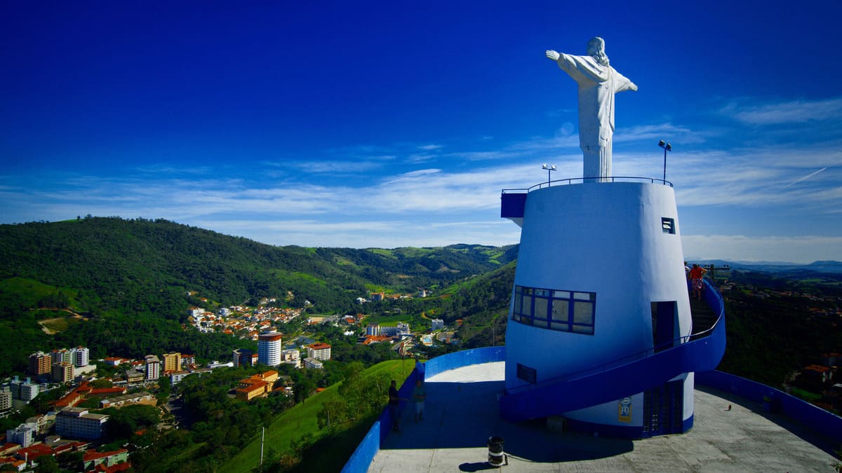 Morro do Cristo em Águas de Lindoia, a capital termal do Brasil