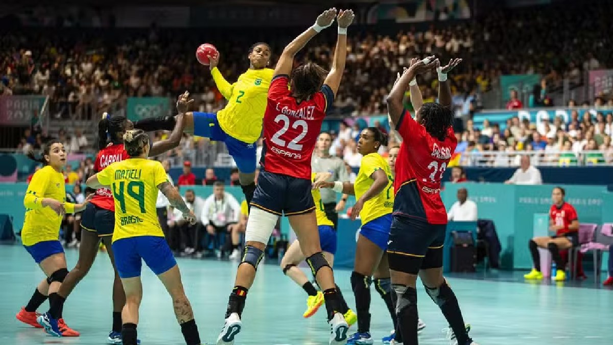 Brasil vence Espanha na primeira partida de handebol das Olimpíadas