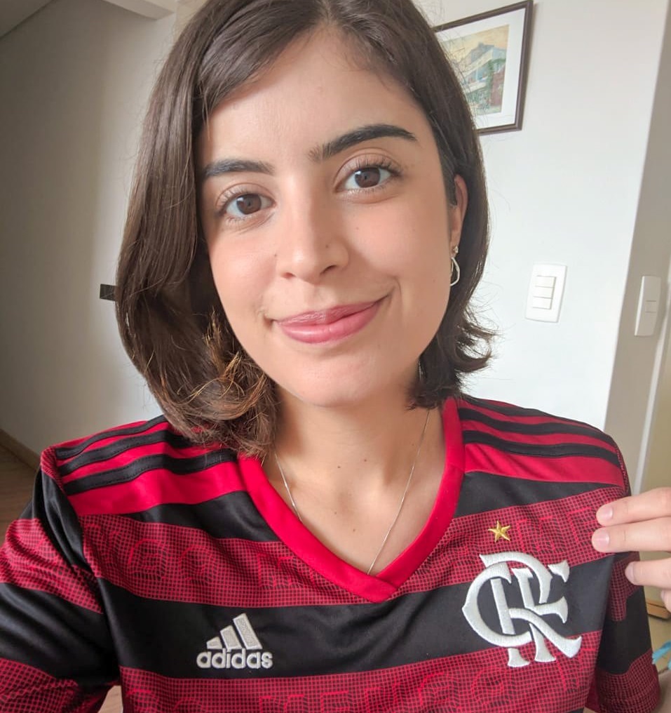 Tabata Amaral é torcedora do Flamengo