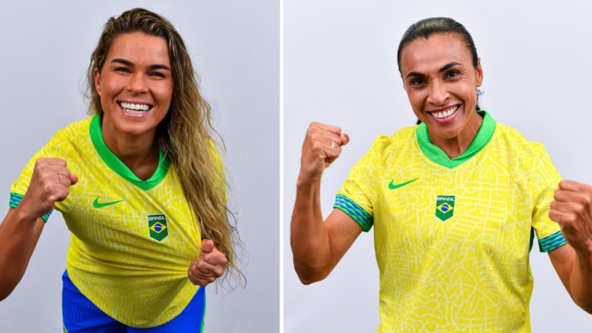 Uniforme do futebol feminino