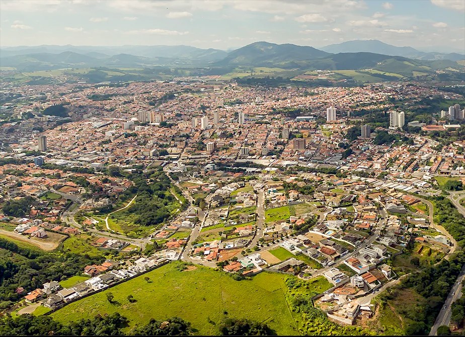 Vista aérea Bragança Paulista