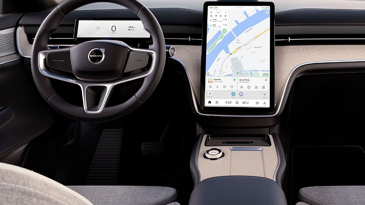 Volvo EX90 tem integração com o sistema Google