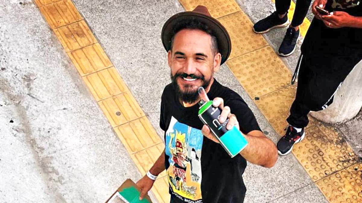 Eduardo Kobra nasceu no Jardim Martinica, periferia da zona sul de São Paulo