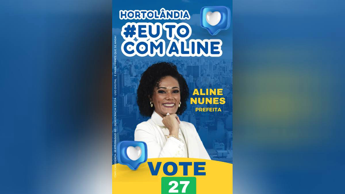 Aline Nunes candidata à prefeita de Hortolândia 