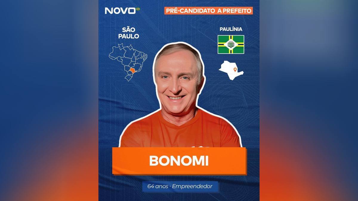 Bonomi candidato à prefeito de Paulínia