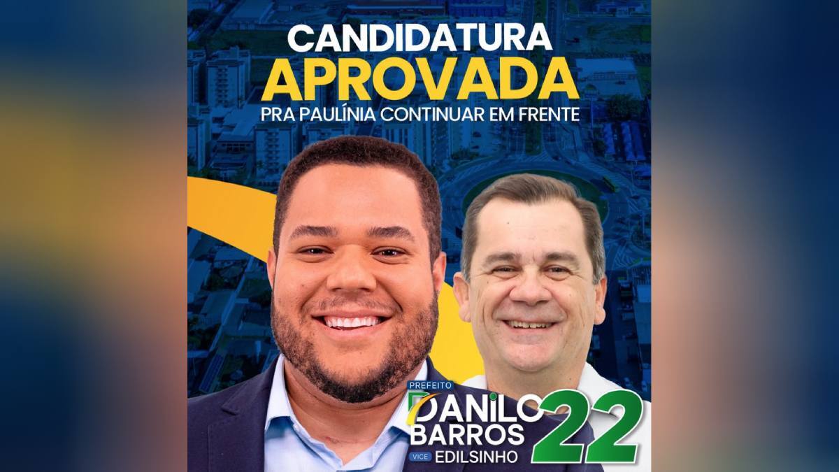 Danilo Barros candidato à prefeito de Paulínia