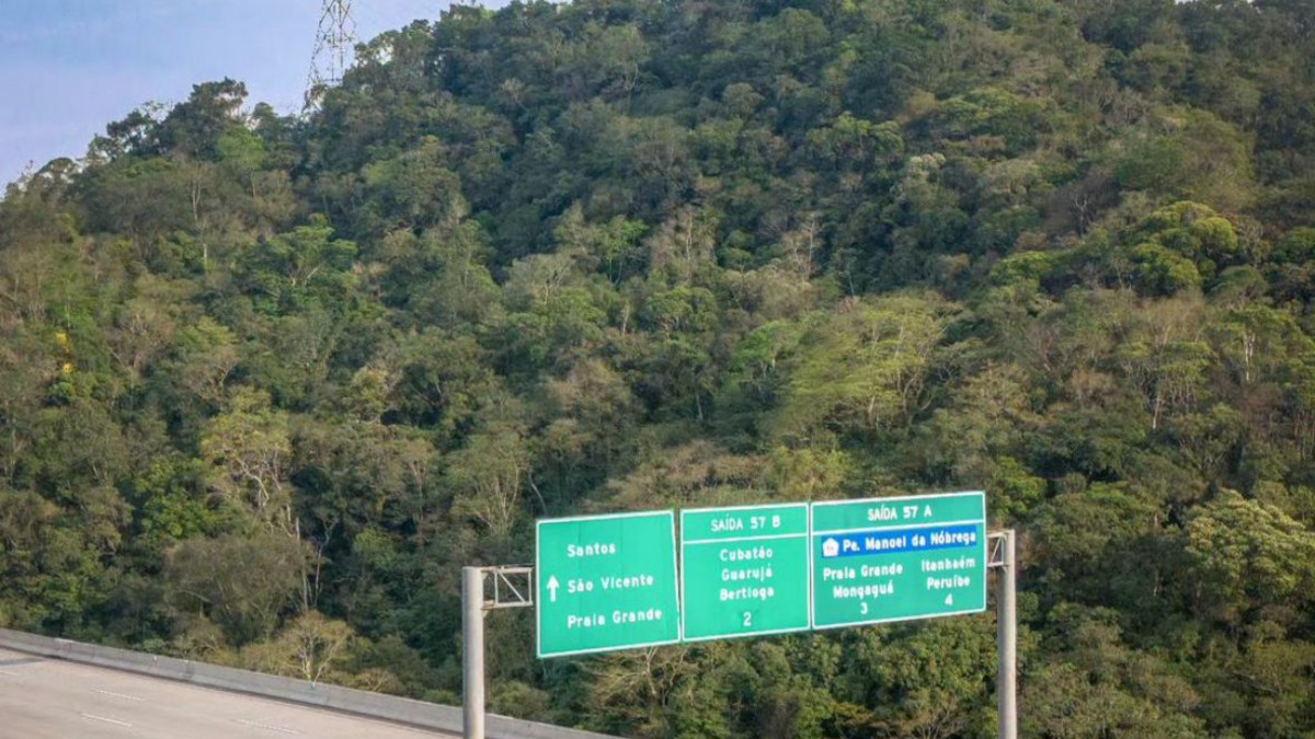 Placa próxima ao Litoral de SP encanta turistas