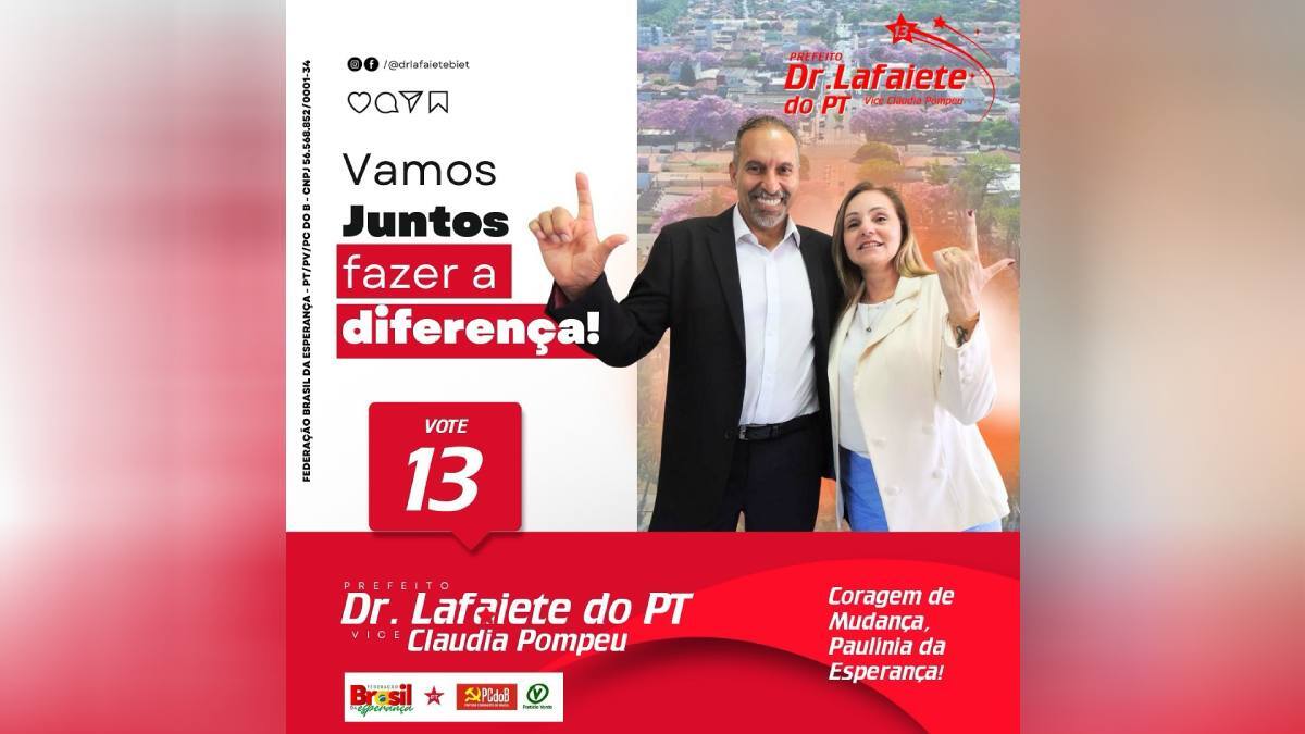 Dr. Lafaiete candidato à prefeito de Paulínia