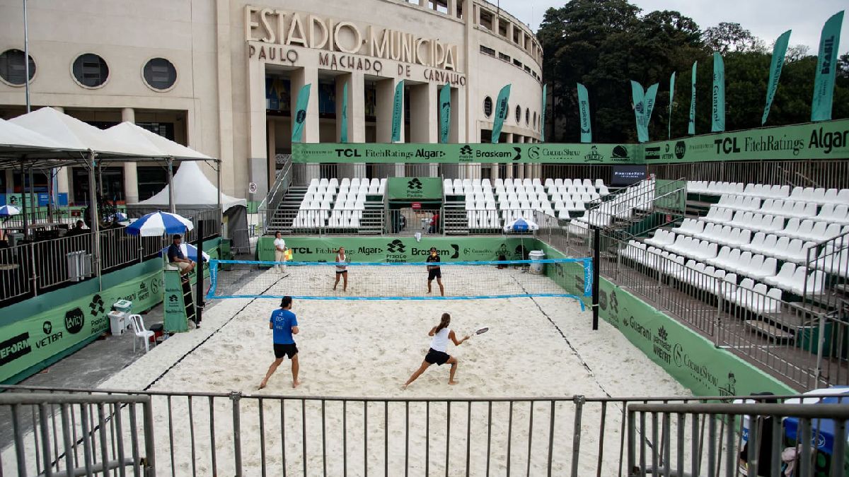 A primeira edição do Praia de Paulista aconteceu no Pacaembu