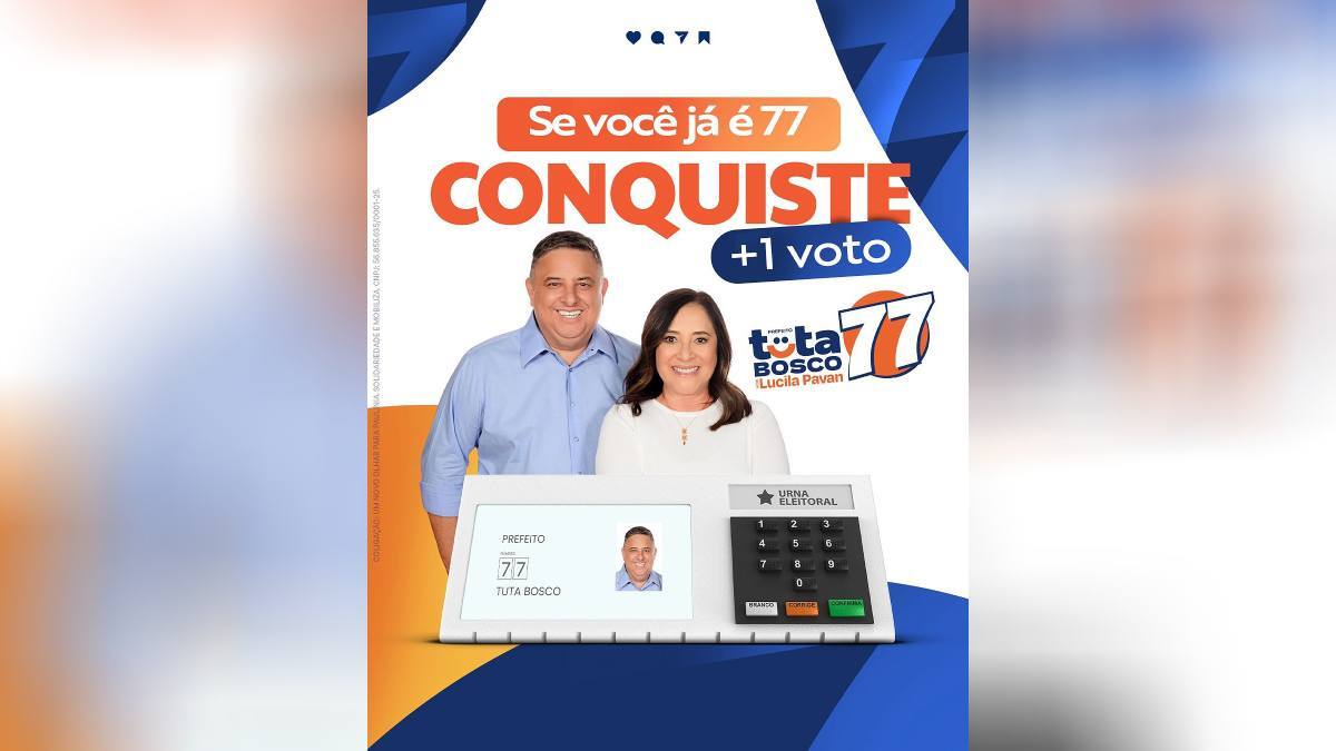 Tuta Bosco, candidato à prefeito de Paulínia