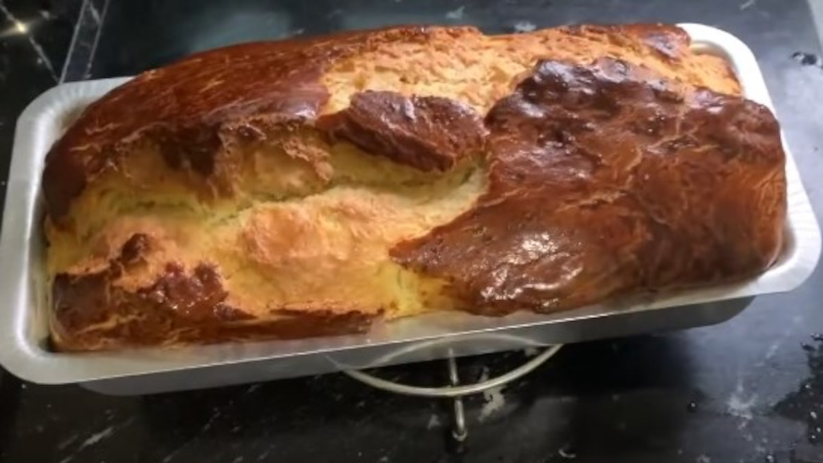 Receita de pão caseiro fácil e sem sovar