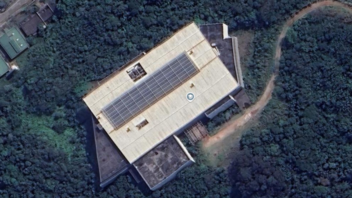 O prédio do museu ocupa um grande espaço no Campus e aparenta ter placas solares no teto (Foto: Thiago Neme/Gazeta de S. Paulo)