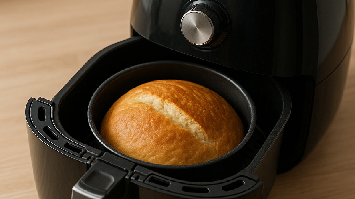 Com apenas 30 minutos de airfryer seu pão está pronto