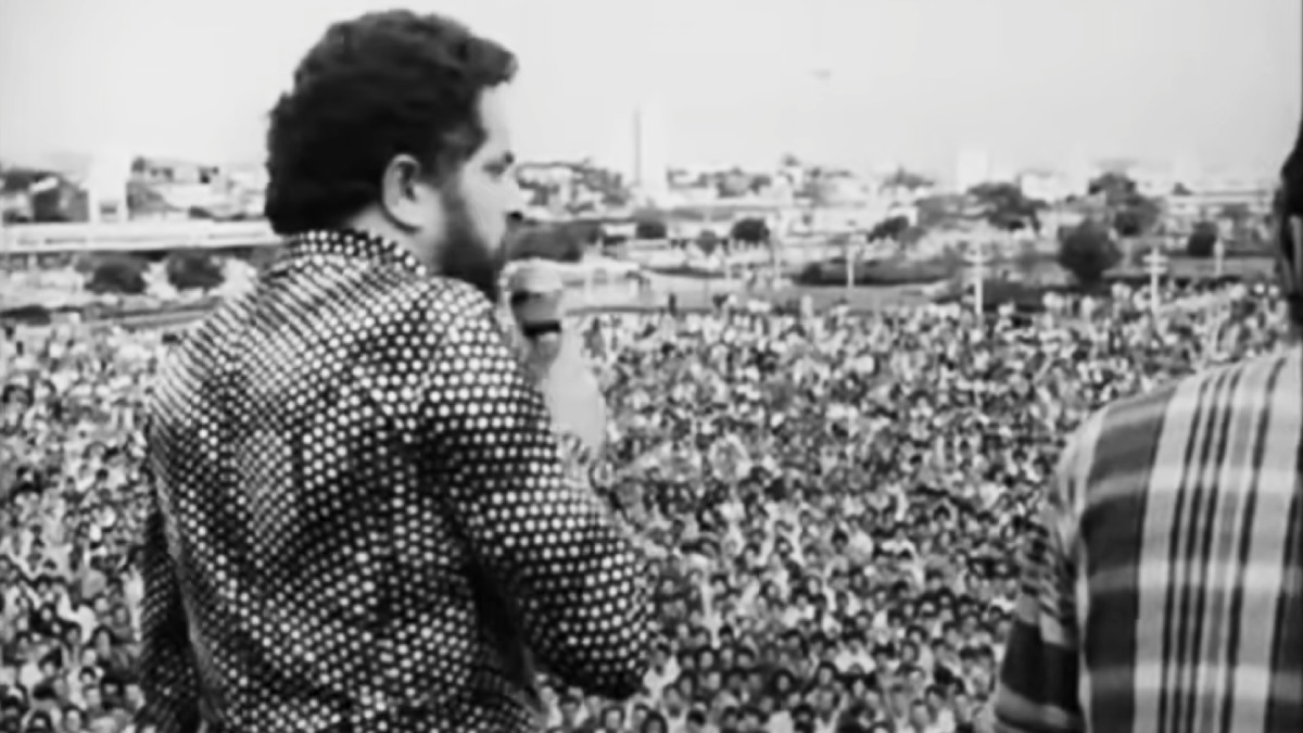 Lula foi um líder fundamental para as greves dos anos 1980 (Foto: Reprodução/Youtube)