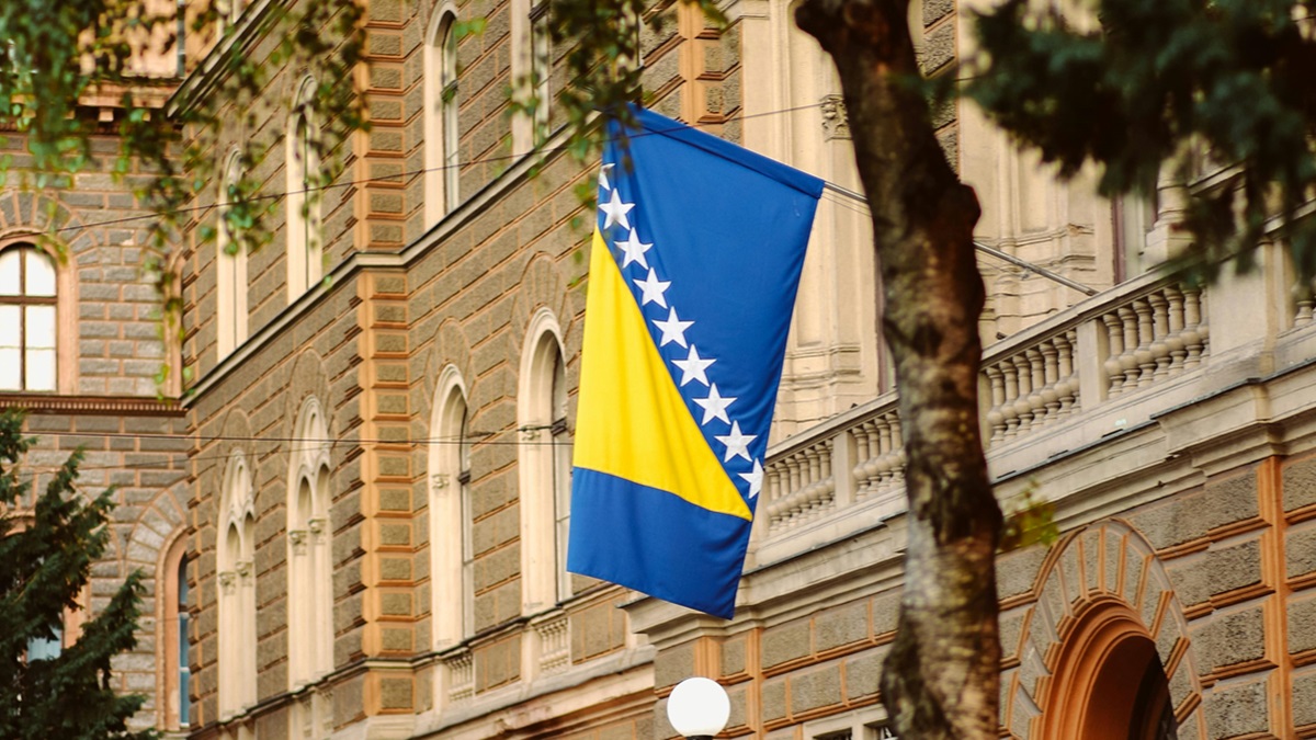 Bandeira da Bósnia