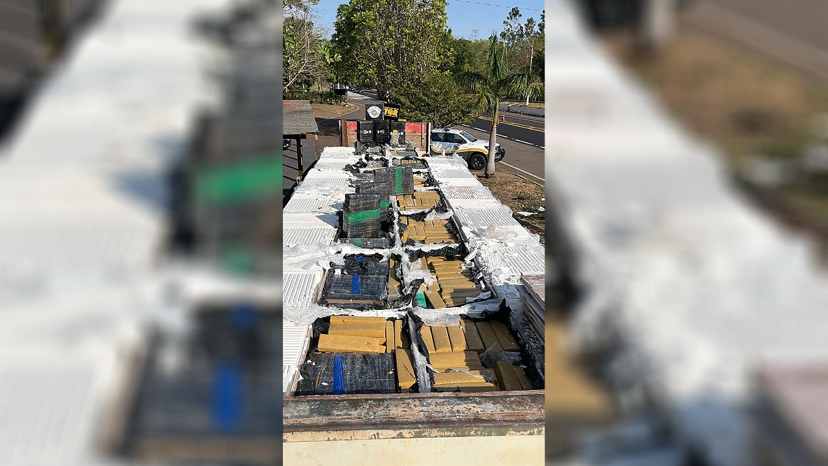 Foram ao todo 7,8 toneladas de maconha apreendida pelos agentes