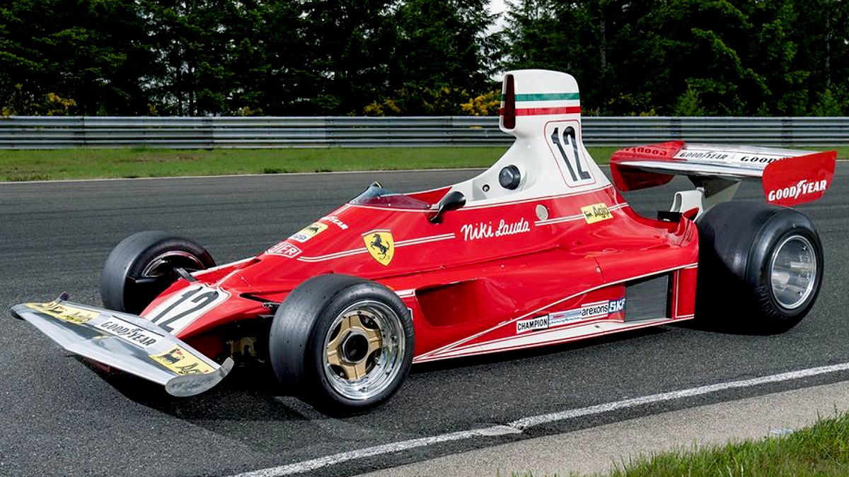Este é o 312T, carro homenageado no GP de Monza pela Ferrari