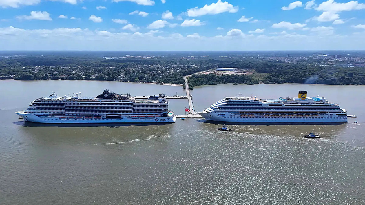 Operação com navios de cruzeiro combina hospedagem, mobilidade e infraestrutura para apoiar a realização da COP30 em Belém. 