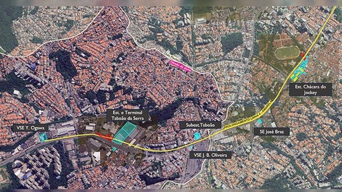 Projeto prevê 3,3 quilômetros de trilhos subterrâneos e seis novos trens elétricos fabricados pela CRRC