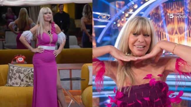 Imagens de Alessandra Mussolini, neta do ditador italiano, durante o reality show