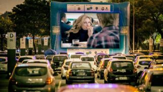 Cinema dentro do carro