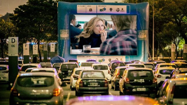 Cinema dentro do carro