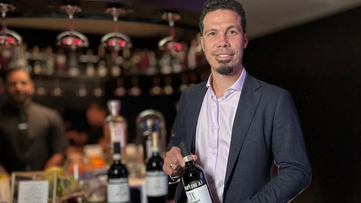 Hernanes administra vinícola na Itália após encerrar carreira no futebol (Reprodução: Raquel Cintra Pryzant/ CNN Brasil)