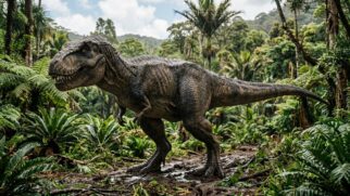 Pequenos demais para caçar, mas grandes demais para não servirem para nada. Para que serviam os braços do T. Rex? (Foto: Reprodução IA)