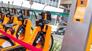Bicicletas elétricas privadas, para aluguel, na cidade de São Paulo