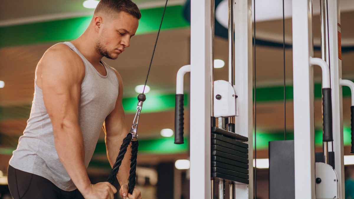 Exercícios para tríceps ganham destaque entre as estratégias mais indicadas para firmar os braços (Foto: Freepik)
