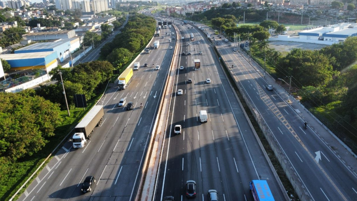 Fundamental para o transporte de cargas, o Rodoanel também se destaca pela qualidade da infraestrutura (Foto: CCR)