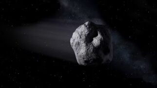 Ilustração de Asteroide feita pela NASA