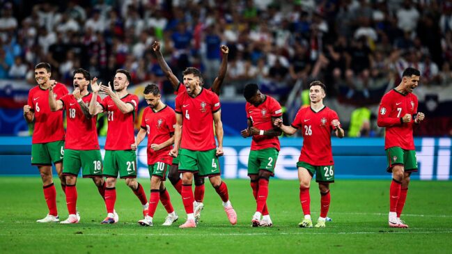 Seleçãao portuguesa em campo